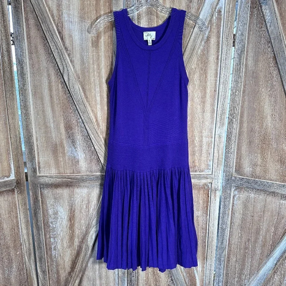 Milly of New York Josephine Fit & Flare Sleeveless Knit Dress - Picture 6 of 8